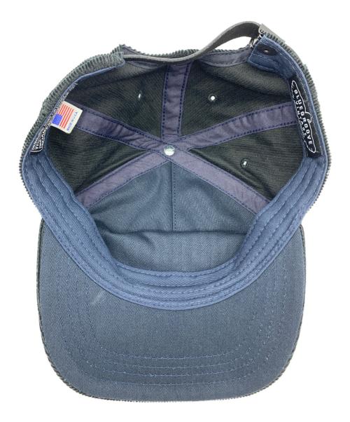 The Ampal Creative（アンパルクリエイティブ）The Ampal Creative (アンパルクリエイティブ) BLUE GROOVE コーデュロイキャップ ブラックの古着・服飾アイテム
