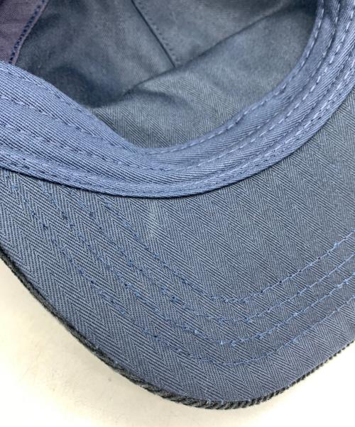 The Ampal Creative（アンパルクリエイティブ）The Ampal Creative (アンパルクリエイティブ) BLUE GROOVE コーデュロイキャップ ブラックの古着・服飾アイテム