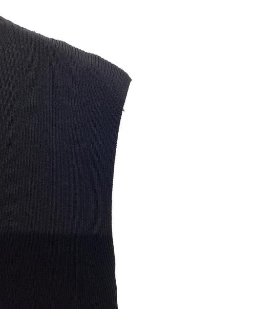 CELFORD（セルフォード）CELFORD (セルフォード) ニットドッキングドロストワンピース　CWN0222033 ブラック サイズ:36の古着・服飾アイテム