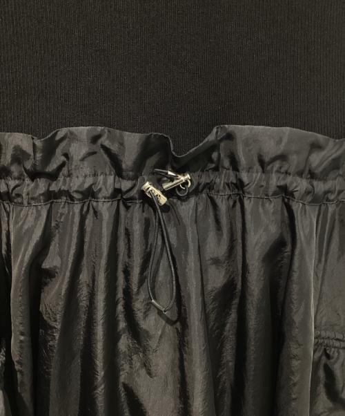 CELFORD（セルフォード）CELFORD (セルフォード) ニットドッキングドロストワンピース　CWN0222033 ブラック サイズ:36の古着・服飾アイテム