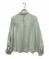 ANAYI (アナイ) サテンドット楊柳ボウタイ ブラウス グリーン サイズ:36：7000円