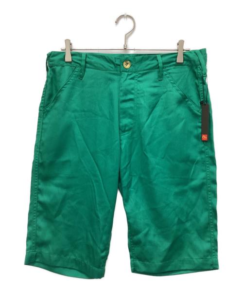 EVISU（エヴィス）EVISU (エヴィス) ハーフパンツ グリーン サイズ:36の古着・服飾アイテム