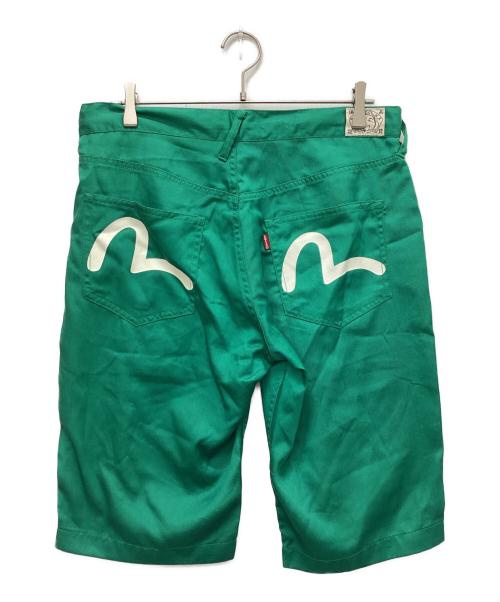 EVISU（エヴィス）EVISU (エヴィス) ハーフパンツ グリーン サイズ:36の古着・服飾アイテム