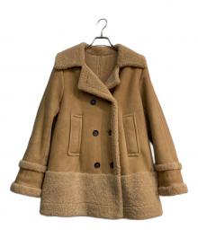 LOUNIE（ルーニー）の古着「ムートンコート」｜ブラウン