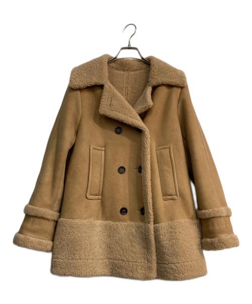 LOUNIE（ルーニー）LOUNIE (ルーニー) ムートンコート ブラウン サイズ:36の古着・服飾アイテム