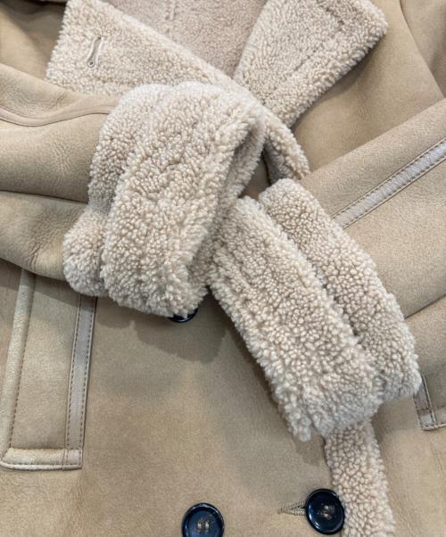 LOUNIE（ルーニー）LOUNIE (ルーニー) ムートンコート ブラウン サイズ:36の古着・服飾アイテム