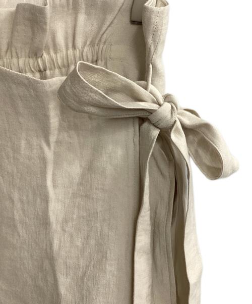 styling/（スタイリング）styling/ (スタイリング) バックサテン2wayラップスカート ベージュの古着・服飾アイテム