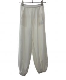 styling/（スタイリング）の古着「UVカットエアリーワイドジョガーパンツ」｜ホワイト