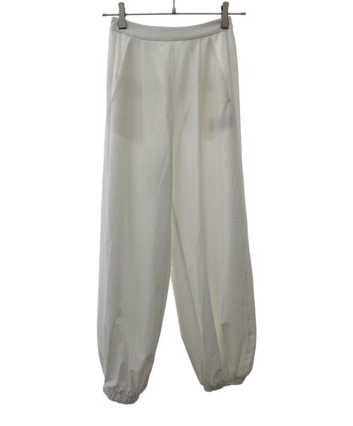 styling/（スタイリング）styling/ (スタイリング) UVカットエアリーワイドジョガーパンツ ホワイトの古着・服飾アイテム