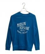 maison kitsuneメゾンキツネ）の古着「パレロワイヤルスウェットシャツ」｜ブルー