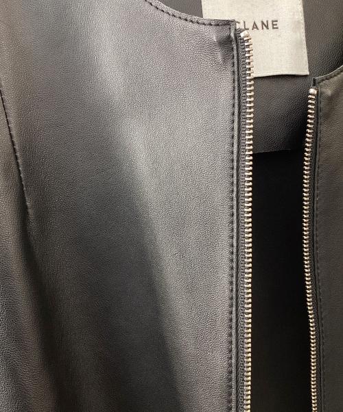 CLANE（クラネ）CLANE (クラネ) BACK CROSS RAM LEATHER JACKET ブラック サイズ:1の古着・服飾アイテム