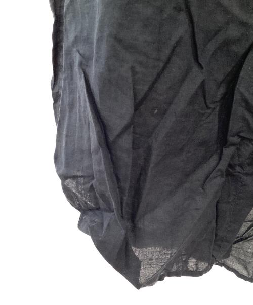 Plage（プラージュ）Plage (プラージュ) Ramie Cotton シャツ ブラック サイズ:Freeの古着・服飾アイテム