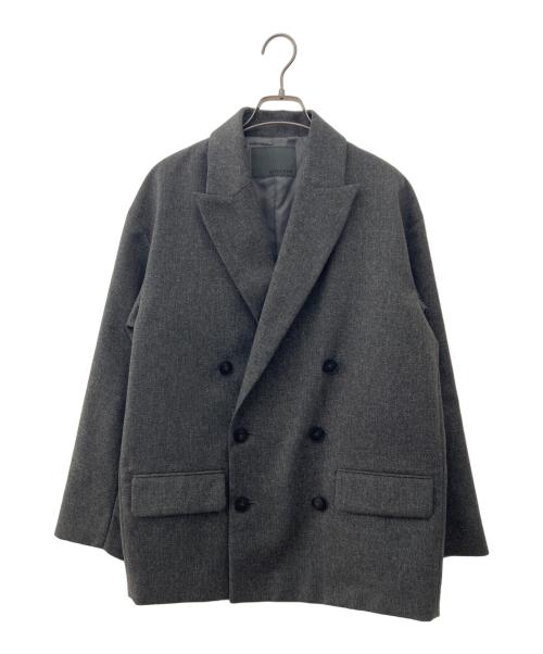 uncrave（アンクレイヴ）uncrave (アンクレイヴ) ウォッシャブル ツイード ジャコット グレー サイズ:1の古着・服飾アイテム