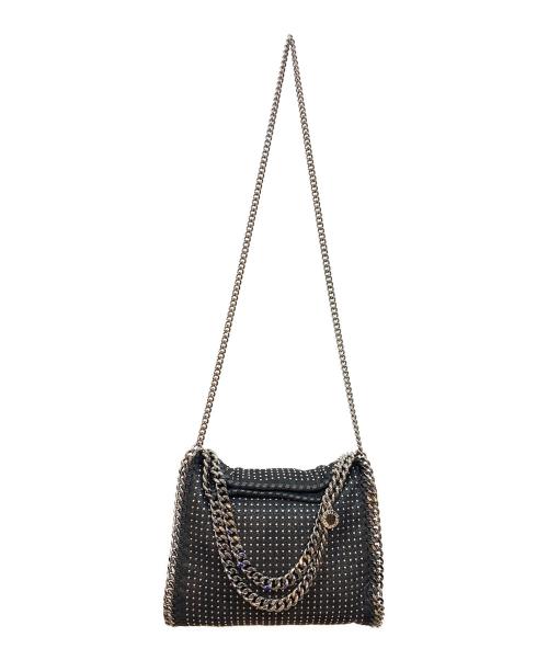 STELLA McCARTNEY（ステラマッカートニー）STELLA McCARTNEY (ステラマッカートニー) ファラベラミニ スタッズショルダーバッグ ブラックの古着・服飾アイテム