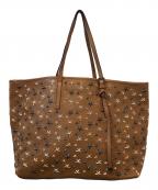 JIMMY CHOOジミーチュウ）の古着「SASHA M トートバッグ」｜ブラウン