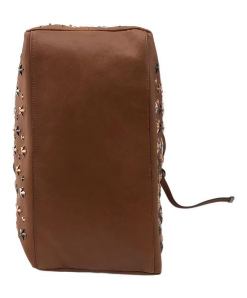 JIMMY CHOO（ジミーチュウ）JIMMY CHOO (ジミーチュウ) SASHA M トートバッグ ブラウンの古着・服飾アイテム