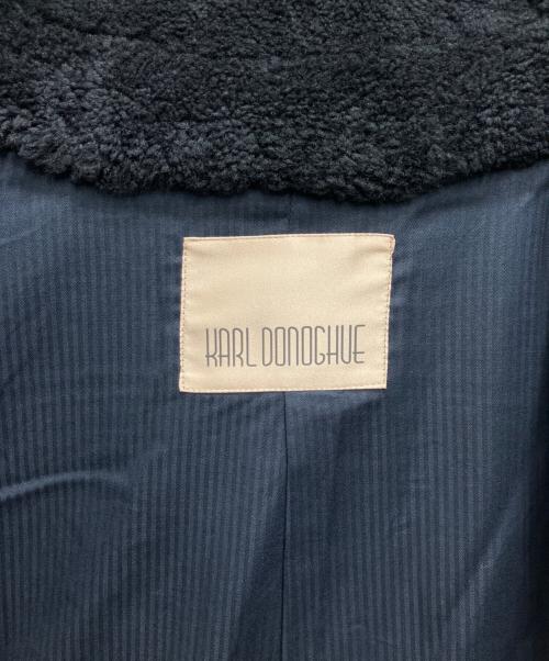 Karl Donoghue（カールドノヒュー）Karl Donoghue (カールドノヒュー) ムートンロングジレ ブラック サイズ:XSの古着・服飾アイテム