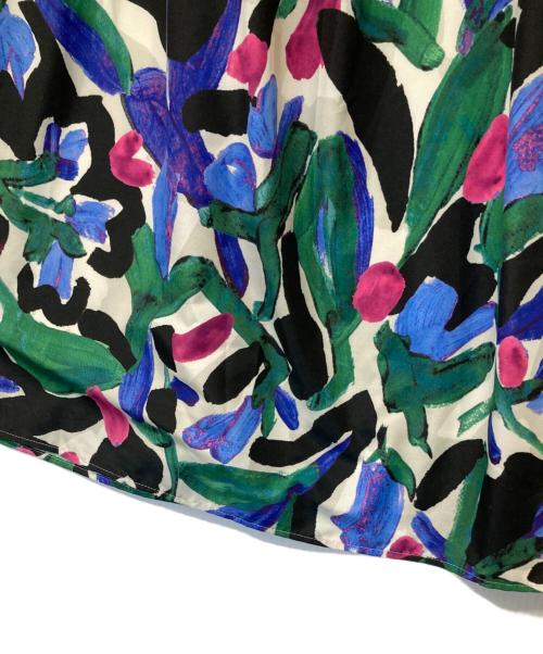 ANAYI（アナイ）ANAYI (アナイ) フレアスカート 102327-11-110 ブルー×グリーン サイズ:36の古着・服飾アイテム