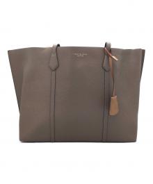 TORY BURCH（トリーバーチ）の古着「トリプルコンパートメント トートバッグ」｜ブラウン