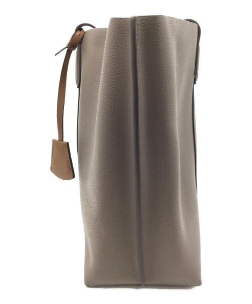 TORY BURCH（トリーバーチ）TORY BURCH (トリーバーチ) トリプルコンパートメント トートバッグ ブラウンの古着・服飾アイテム