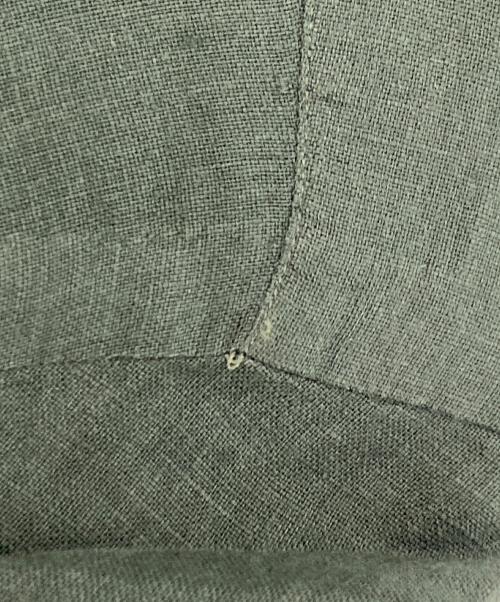 finamore（フィナモレ）Finamore (フィナモレ) 半袖リネンシャツ グリーン サイズ:41の古着・服飾アイテム