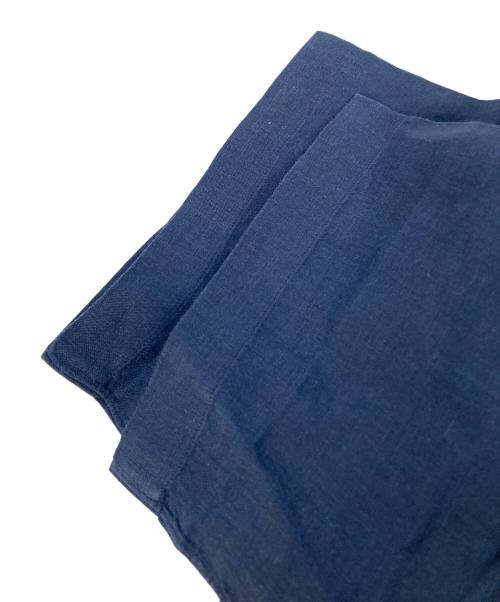 finamore（フィナモレ）Finamore (フィナモレ) 半袖リネンシャツ ネイビー サイズ:42の古着・服飾アイテム