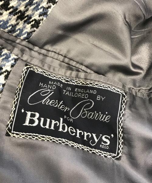Burberry's（バーバリーズ）Burberry's (バーバリーズ) Chester Barrie (チェスターバリー) テーラードジャケット ブルー サイズ:38の古着・服飾アイテム