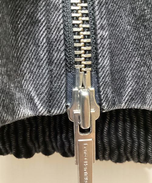 FenG CHen WANG（フェンチェンワン）FENG CHEN WANG (フェンチェンワン) DENIM FOLDING OVERSIZED JACKET ブラック サイズ:Ｍの古着・服飾アイテム
