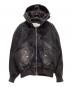 FENG CHEN WANG（フェンチェンワン）の古着「DENIM FOLDING OVERSIZED JACKET」｜ブラック