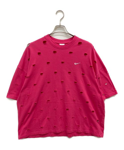 NIKE（ナイキ）NIKE (ナイキ) JACQUEMUS (ジャックムス) SWOOSH S/S TEE ショッキングピンク サイズ:XLの古着・服飾アイテム