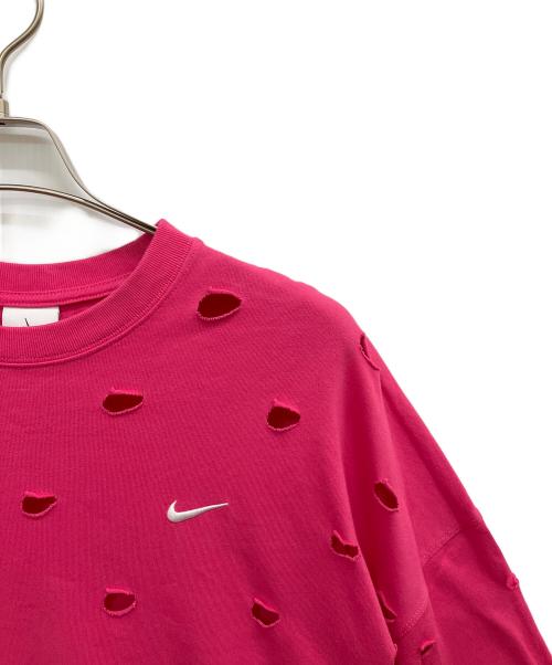 NIKE（ナイキ）NIKE (ナイキ) JACQUEMUS (ジャックムス) SWOOSH S/S TEE ショッキングピンク サイズ:XLの古着・服飾アイテム