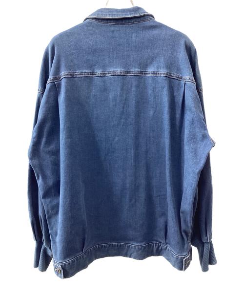 BEARDSLEY（ビアズリー）BEARDSLEY (ビアズリー) 袖パフGジャン インディゴ サイズ:2の古着・服飾アイテム