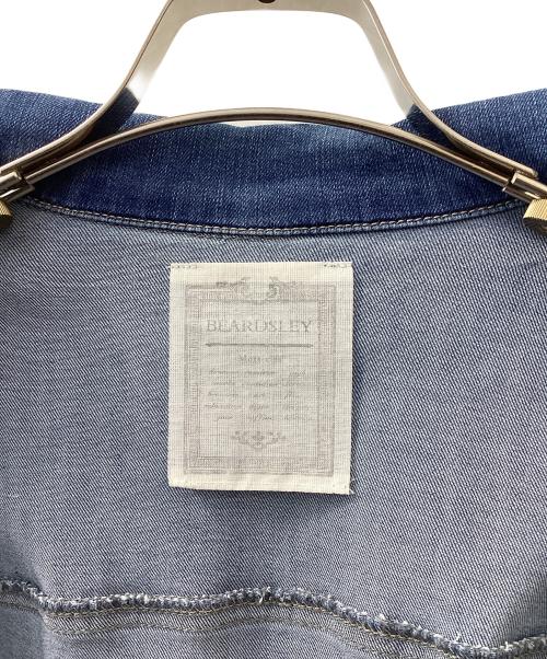 BEARDSLEY（ビアズリー）BEARDSLEY (ビアズリー) 袖パフGジャン インディゴ サイズ:2の古着・服飾アイテム