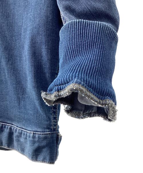 BEARDSLEY（ビアズリー）BEARDSLEY (ビアズリー) 袖パフGジャン インディゴ サイズ:2の古着・服飾アイテム