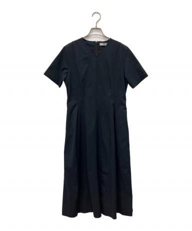 ★アメノチハレ★新品タグ付き★カットワークカラーチュニックワンピース ネイビー 中古・古着通販】Ame no chi Hare (アメノチハレ) パネルフレア