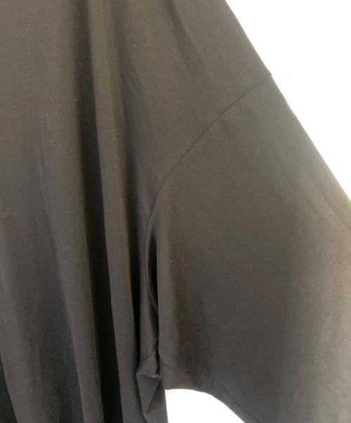 Yohji Yamamoto pour homme（ヨウジヤマモト プールオム）Yohji Yamamoto pour homme (ヨウジヤマモト プールオム) ヘンリーネックチャイナボタンオーバーサイズカットソー ブラック サイズ:3の古着・服飾アイテム
