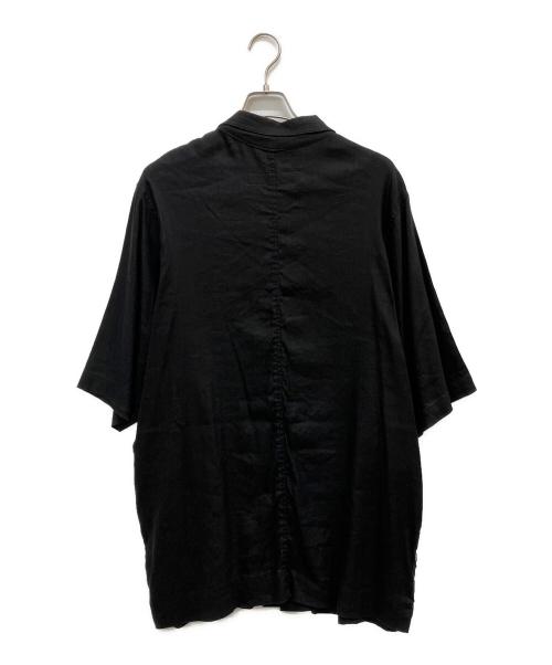 A.F ARTEFACT（エーエフ アーティファクト）A.F ARTEFACT (エーエフ アーティファクト) オーバーサイズリネンシャツ ブラック サイズ:2の古着・服飾アイテム
