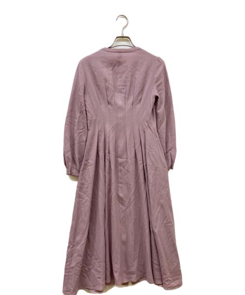 ANAYI（アナイ）ANAYI (アナイ) ソフトアムンゼンタックフレアー ワンピース ピンク サイズ:34の古着・服飾アイテム