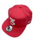New Era（ニューエラ）の古着「スナップバックキャップ」｜ピンク