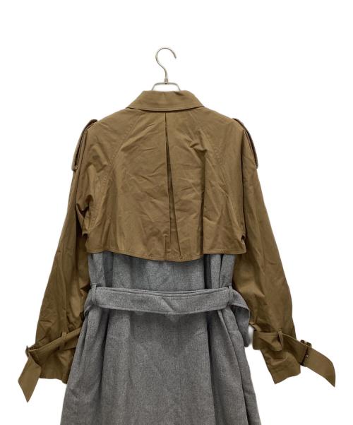 UNGRID（アングリッド）UNGRID (アングリッド) ドッキングデザイントレンチコート グレー サイズ:S 未使用品の古着・服飾アイテム
