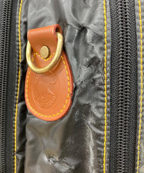 HUNTING WORLD（ハンティングワールド）HUNTING WORLD (ハンティングワールド) バチュークロス ビジネスバッグ ブラックの古着・服飾アイテム