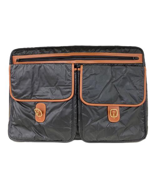 HUNTING WORLD（ハンティングワールド）HUNTING WORLD (ハンティングワールド) バチュークロス ビジネスバッグ ブラックの古着・服飾アイテム