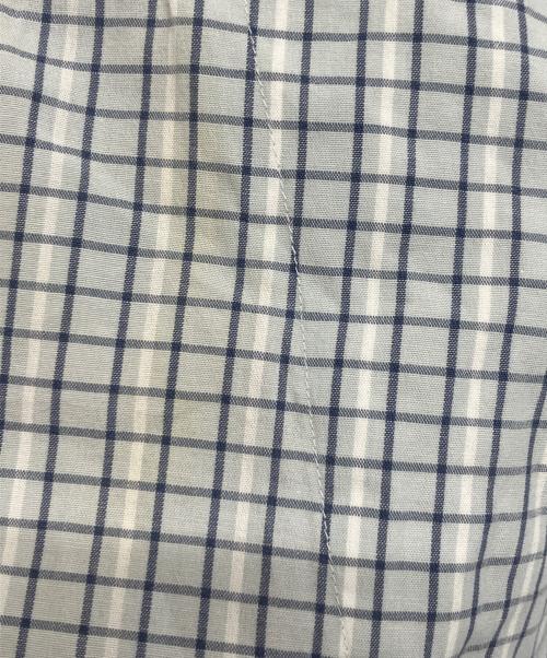 LEVI'S（リーバイス）LEVI'S (リーバイス) バンドカラープルオーバーチェックシャツ ブルー サイズ:Lの古着・服飾アイテム