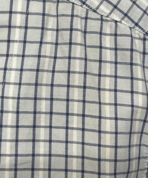 LEVI'S（リーバイス）LEVI'S (リーバイス) バンドカラープルオーバーチェックシャツ ブルー サイズ:Lの古着・服飾アイテム