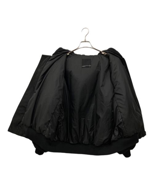 LAD MUSICIAN（ラッドミュージシャン）LAD MUSICIAN (ラッドミュージシャン) SOLO TWILL HOODED MA-1 ブラック サイズ:42の古着・服飾アイテム