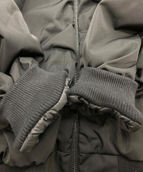 LAD MUSICIAN（ラッドミュージシャン）LAD MUSICIAN (ラッドミュージシャン) SOLO TWILL HOODED MA-1 ブラック サイズ:42の古着・服飾アイテム