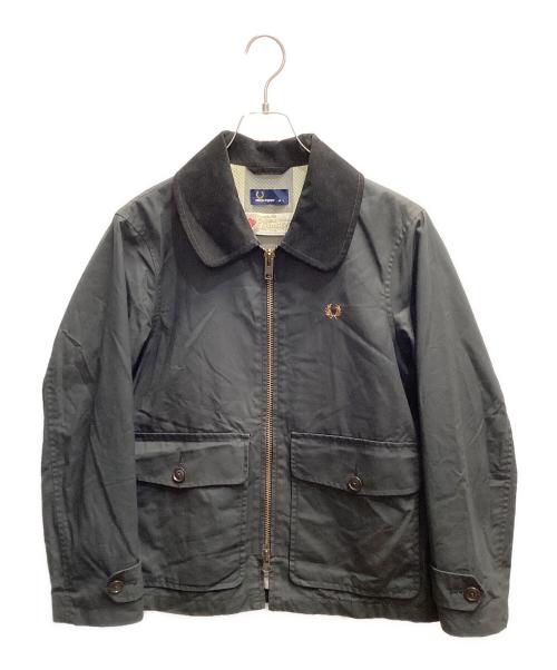 FRED PERRY（フレッドペリー）FRED PERRY (フレッドペリー) ワックスコットンオイルドジャケット ブラック サイズ:Lの古着・服飾アイテム