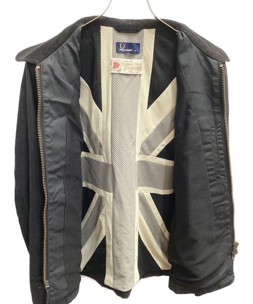 FRED PERRY（フレッドペリー）FRED PERRY (フレッドペリー) ワックスコットンオイルドジャケット ブラック サイズ:Lの古着・服飾アイテム