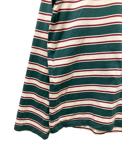 MIU MIU（ミュウミュウ）MIU MIU (ミュウミュウ) 24SS コットンジャージー 長袖Tシャツ グリーン サイズ:Mの古着・服飾アイテム