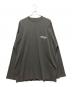 BALENCIAGA（バレンシアガ）の古着「Political Campaign Longsleeve Tee/キャンペーンロゴカットソー」｜グレー